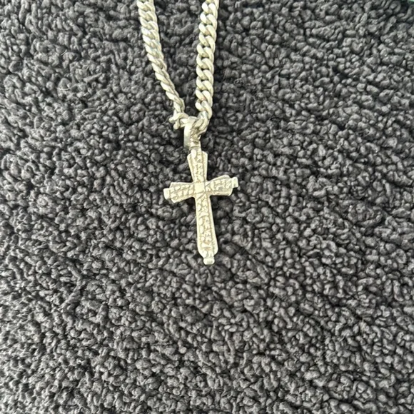 Tiffany & Co. Silver Cross Necklace